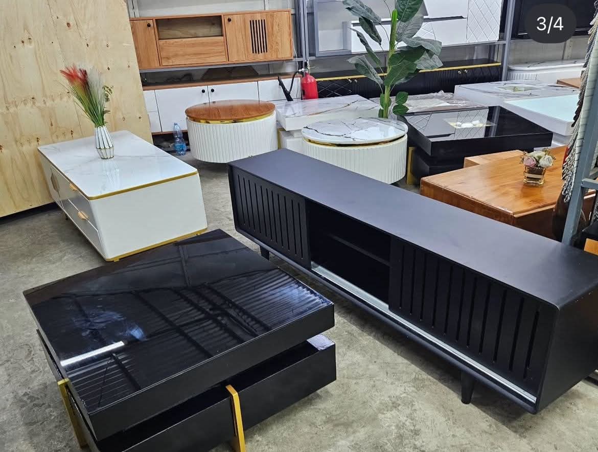 TV stands and coffee table 