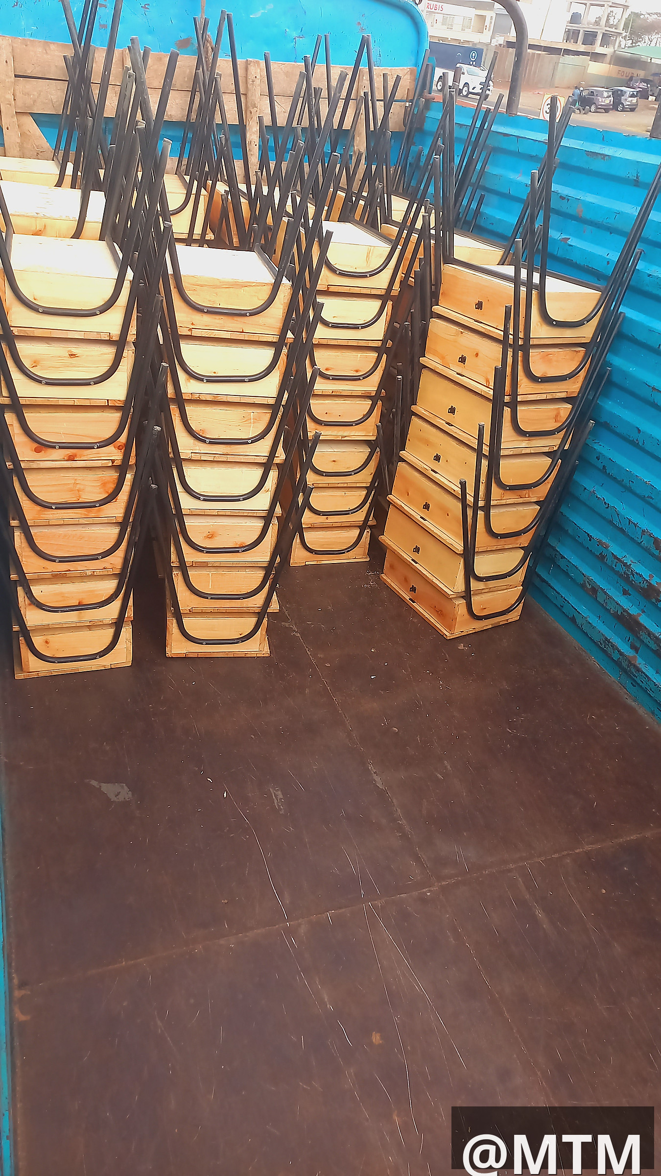 student lockers and chairs 