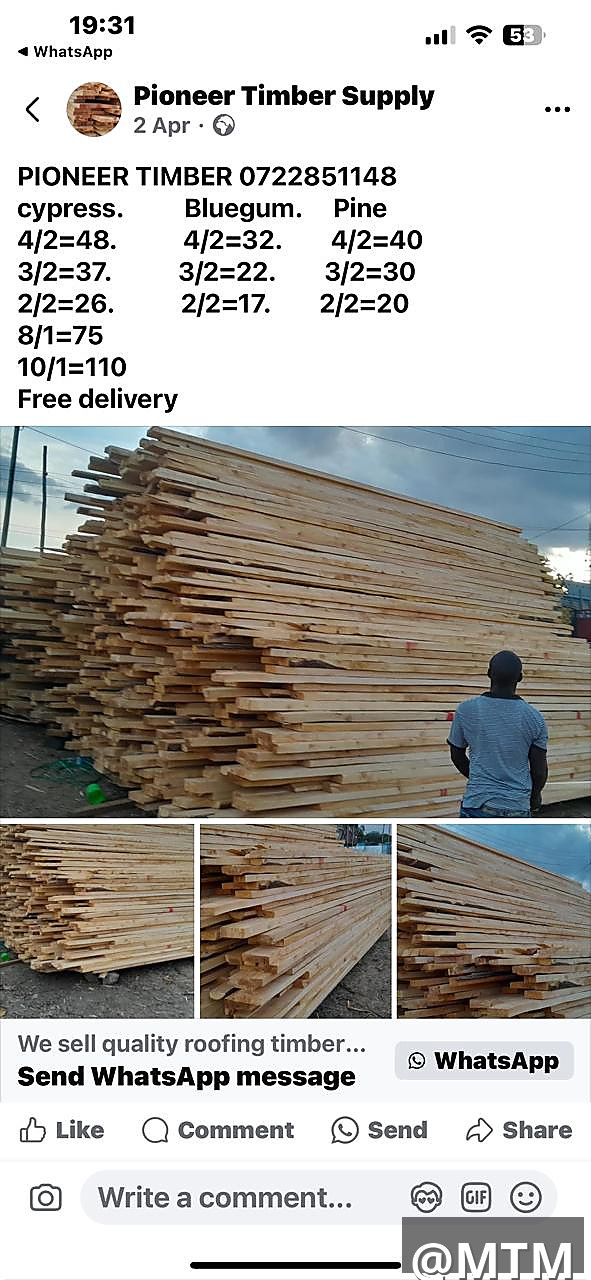 Roofing timber 