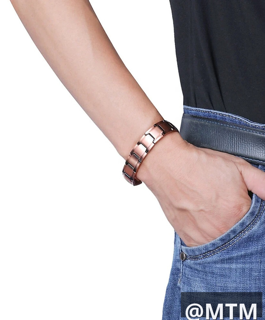 99.9 % copper bracelet with magnets