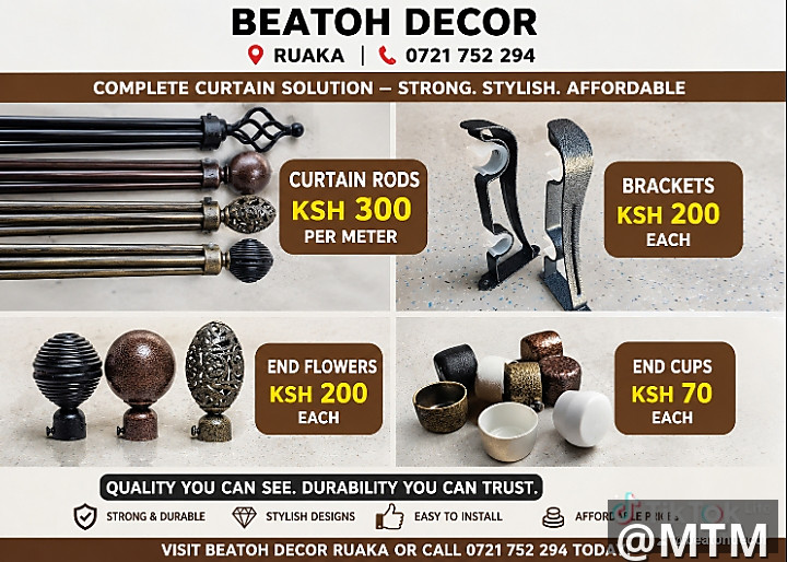 curtain rods and accessories 