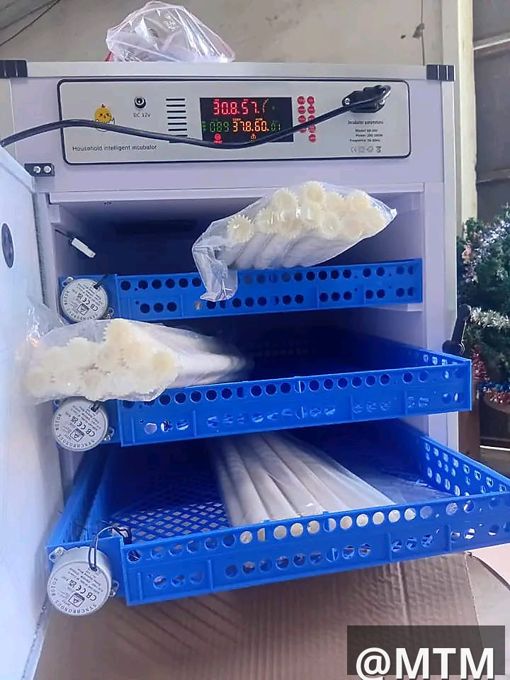 Mini incubators ranging from 64 to 204 eggs capacity