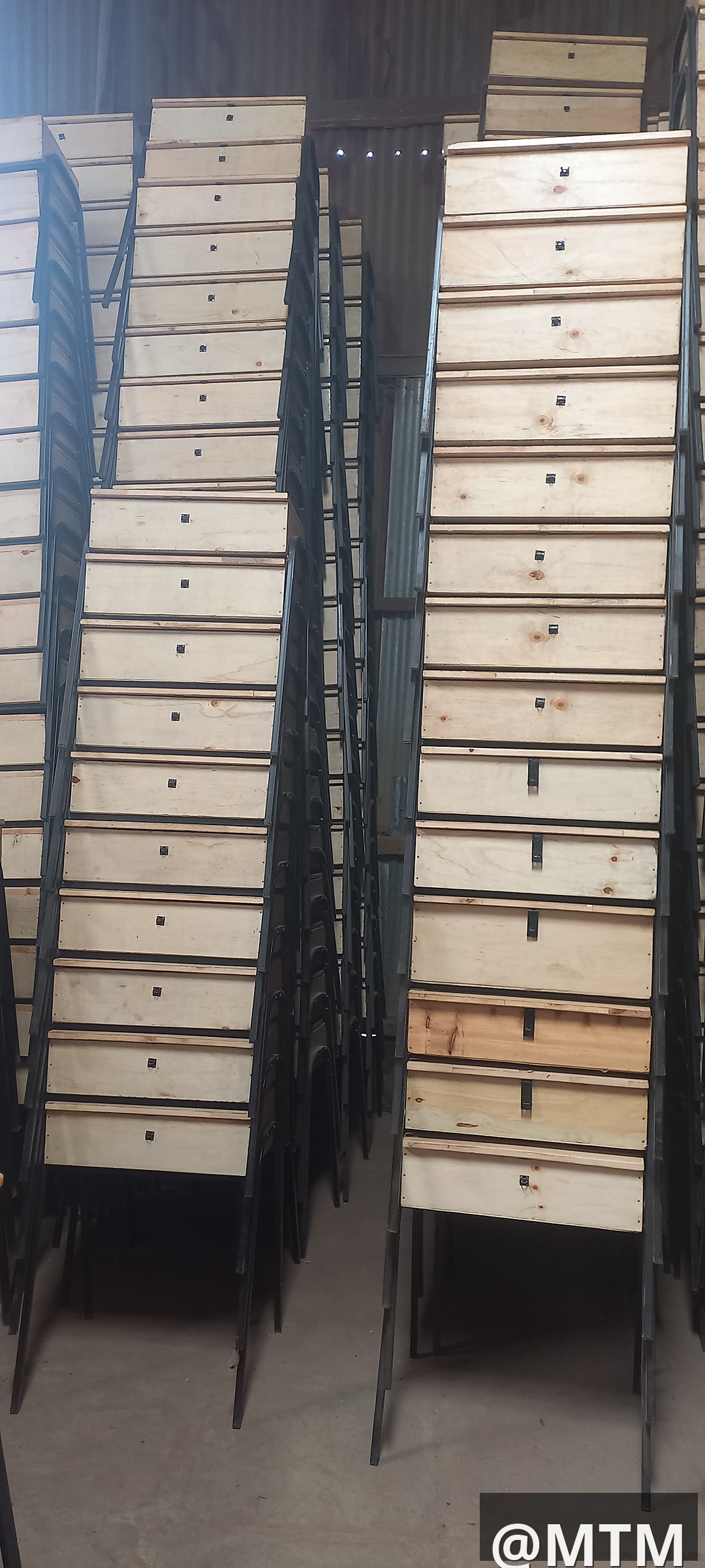 student lockers and chairs 
