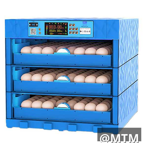 Mini incubators ranging from 64 to 204 eggs capacity