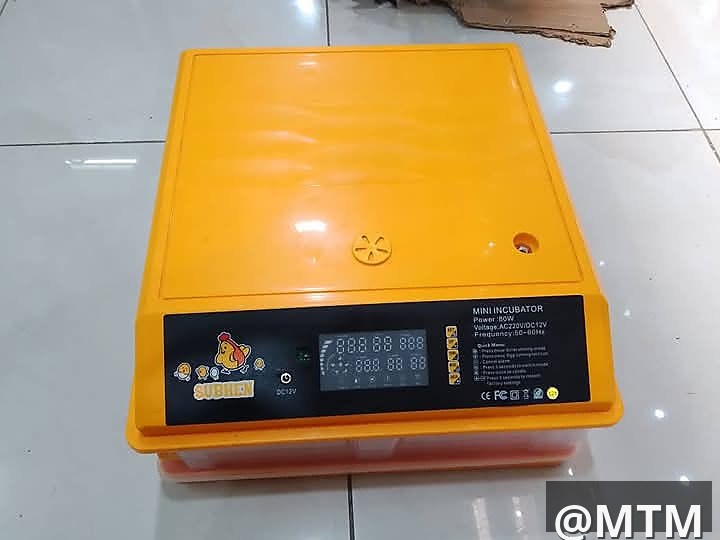 Mini incubators ranging from 64 to 204 eggs capacity