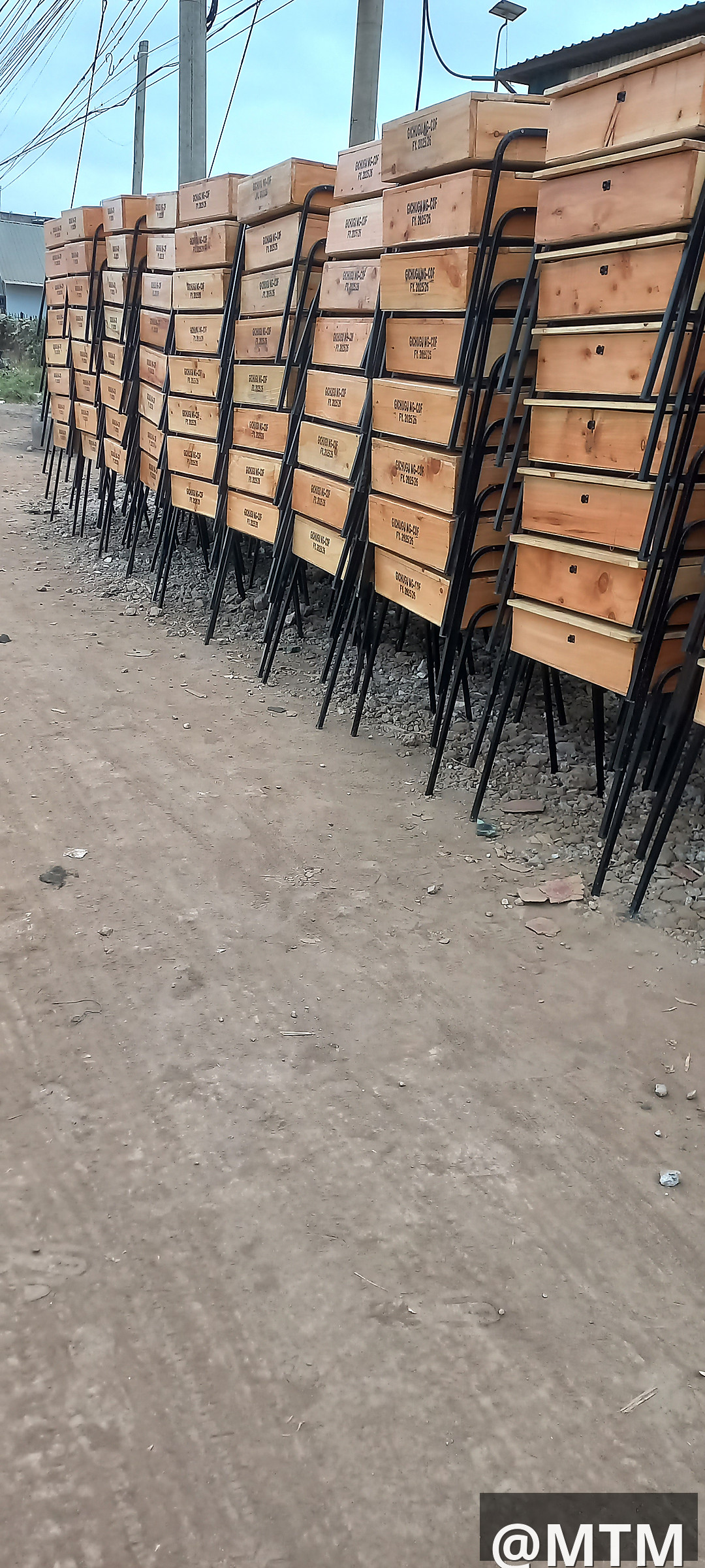 student lockers and chairs 
