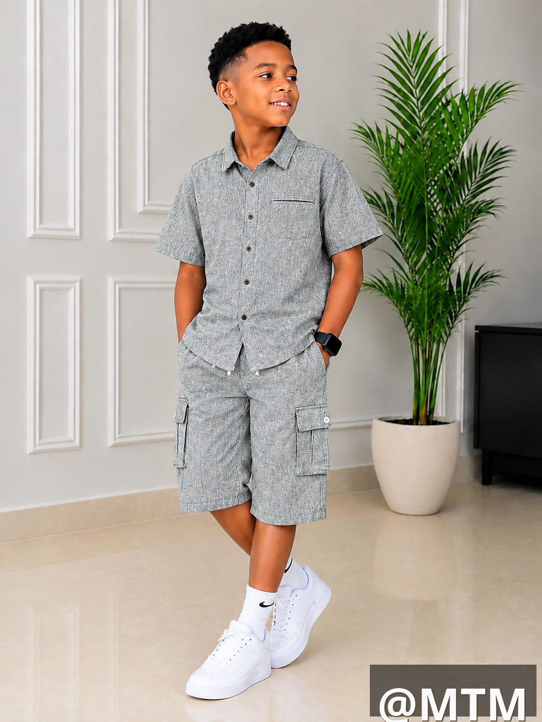kids linen 2pc set
