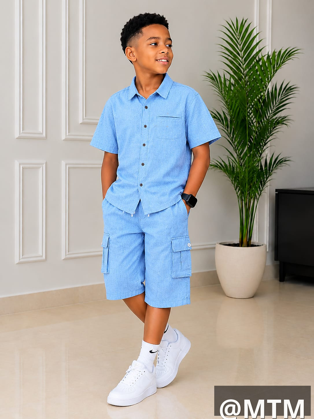 kids linen 2pc set
