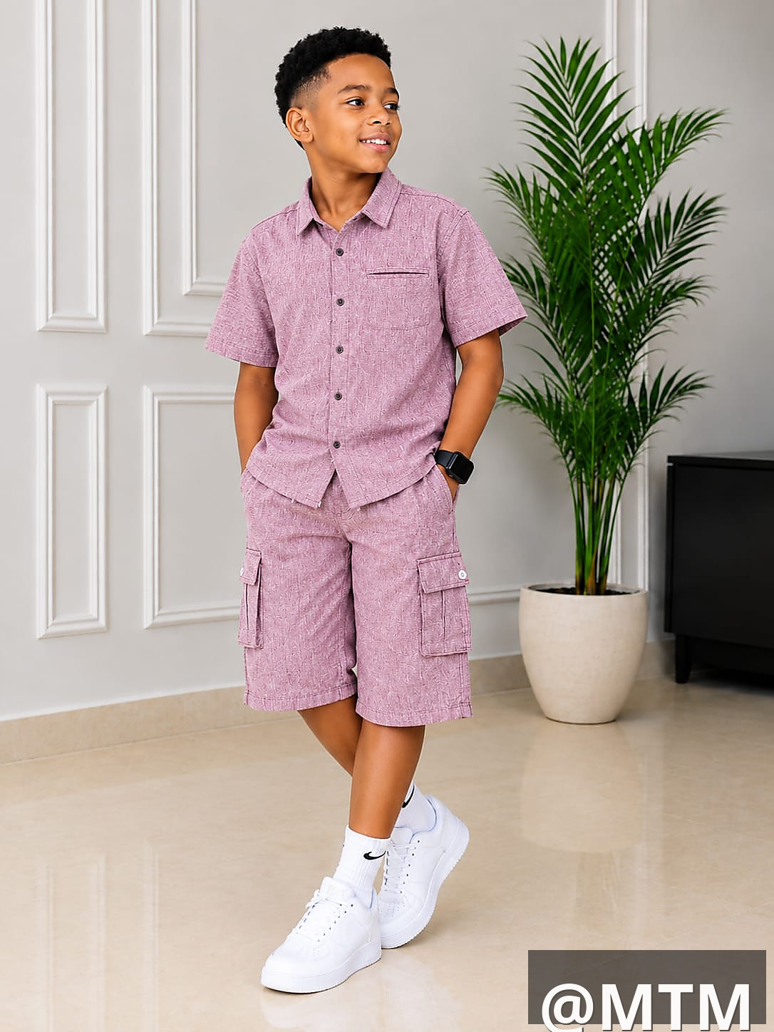 kids linen 2pc set