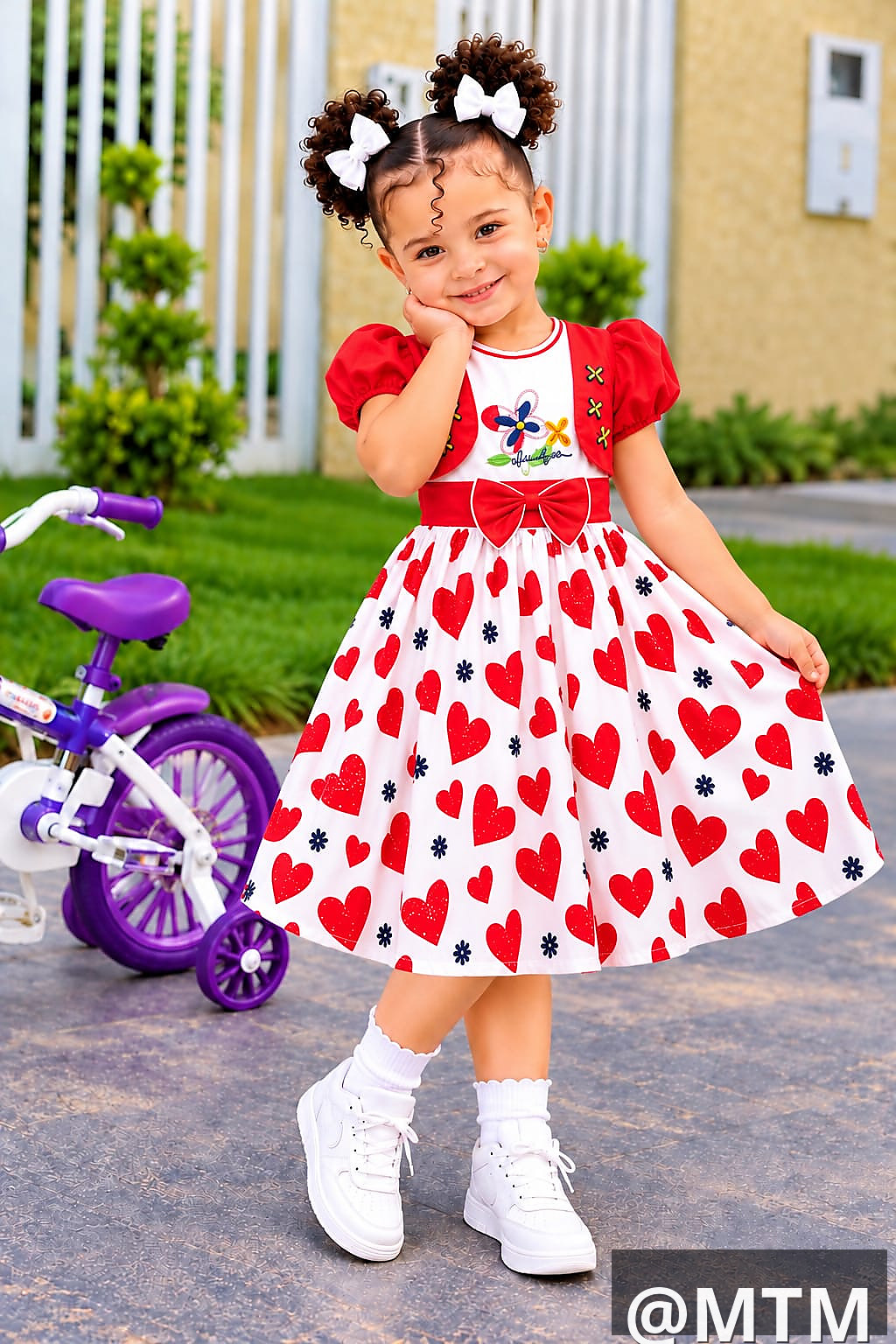  Girls’ Cotton DressesTurkey Material