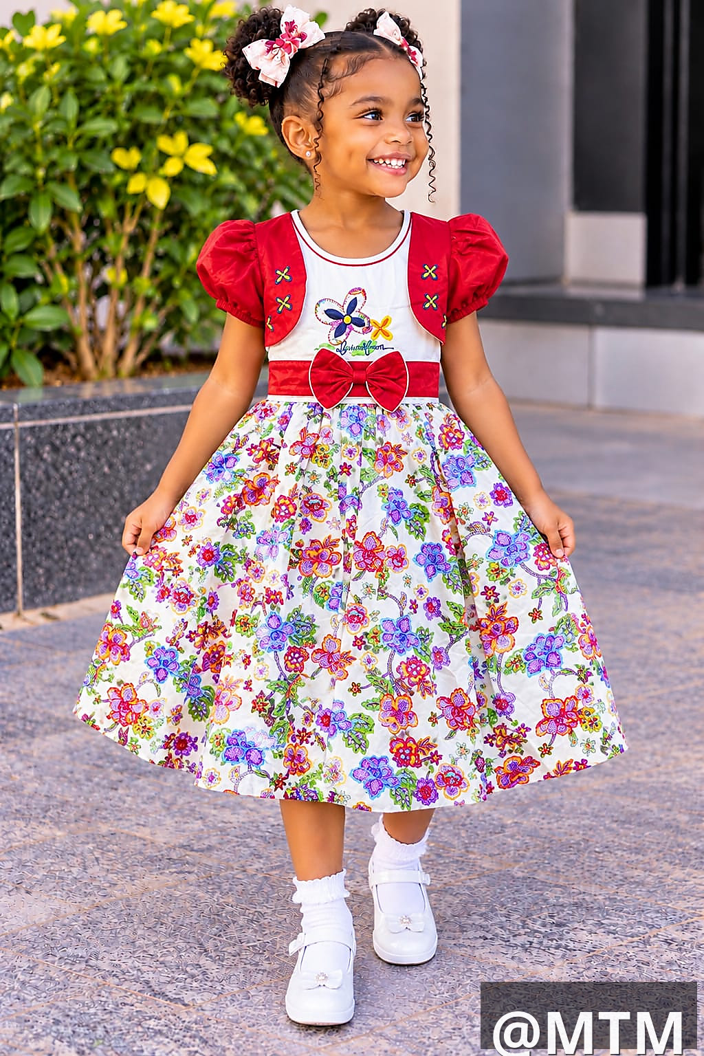 Girls’ Cotton DressesTurkey Material