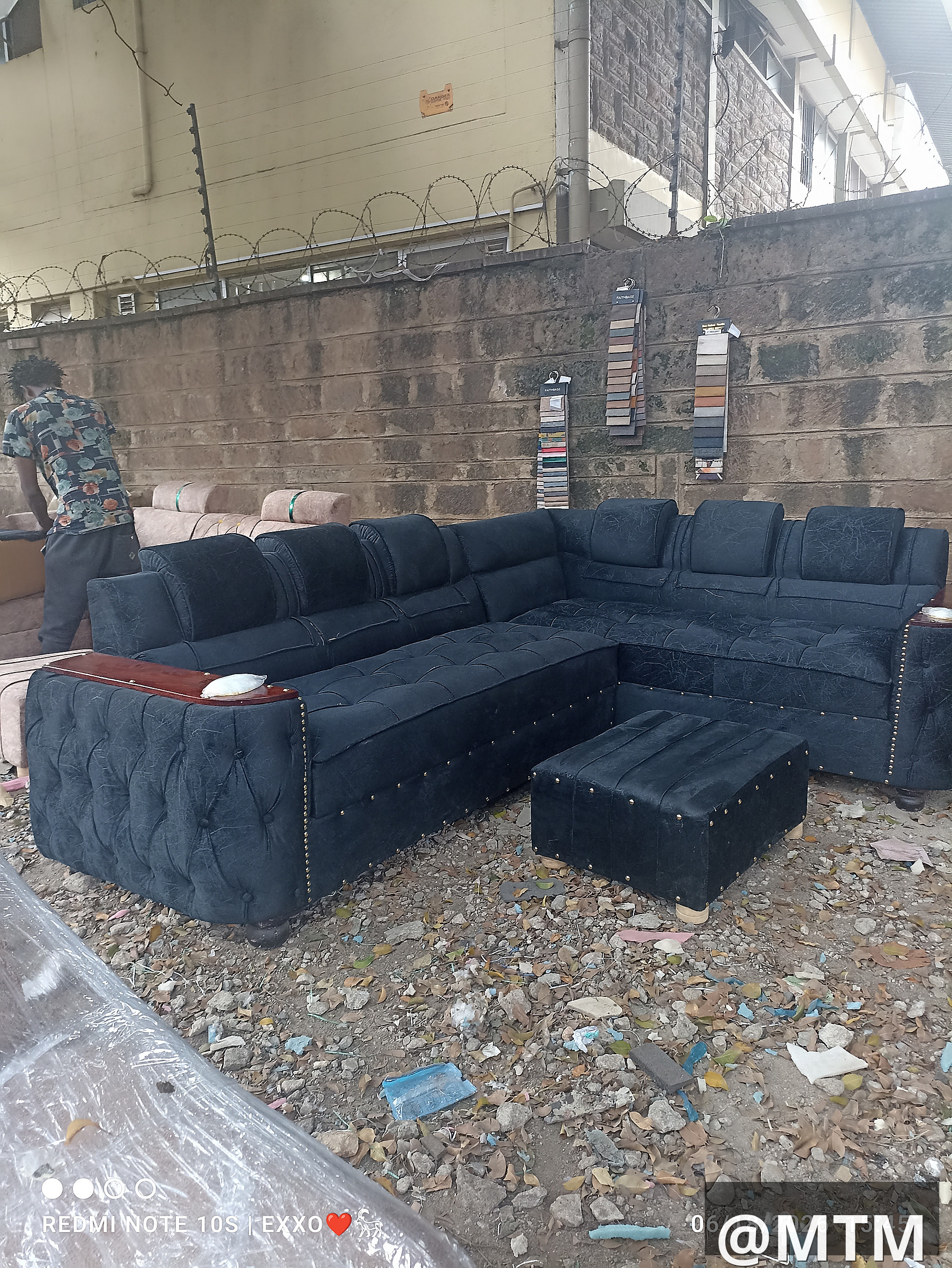 L shaped sofa