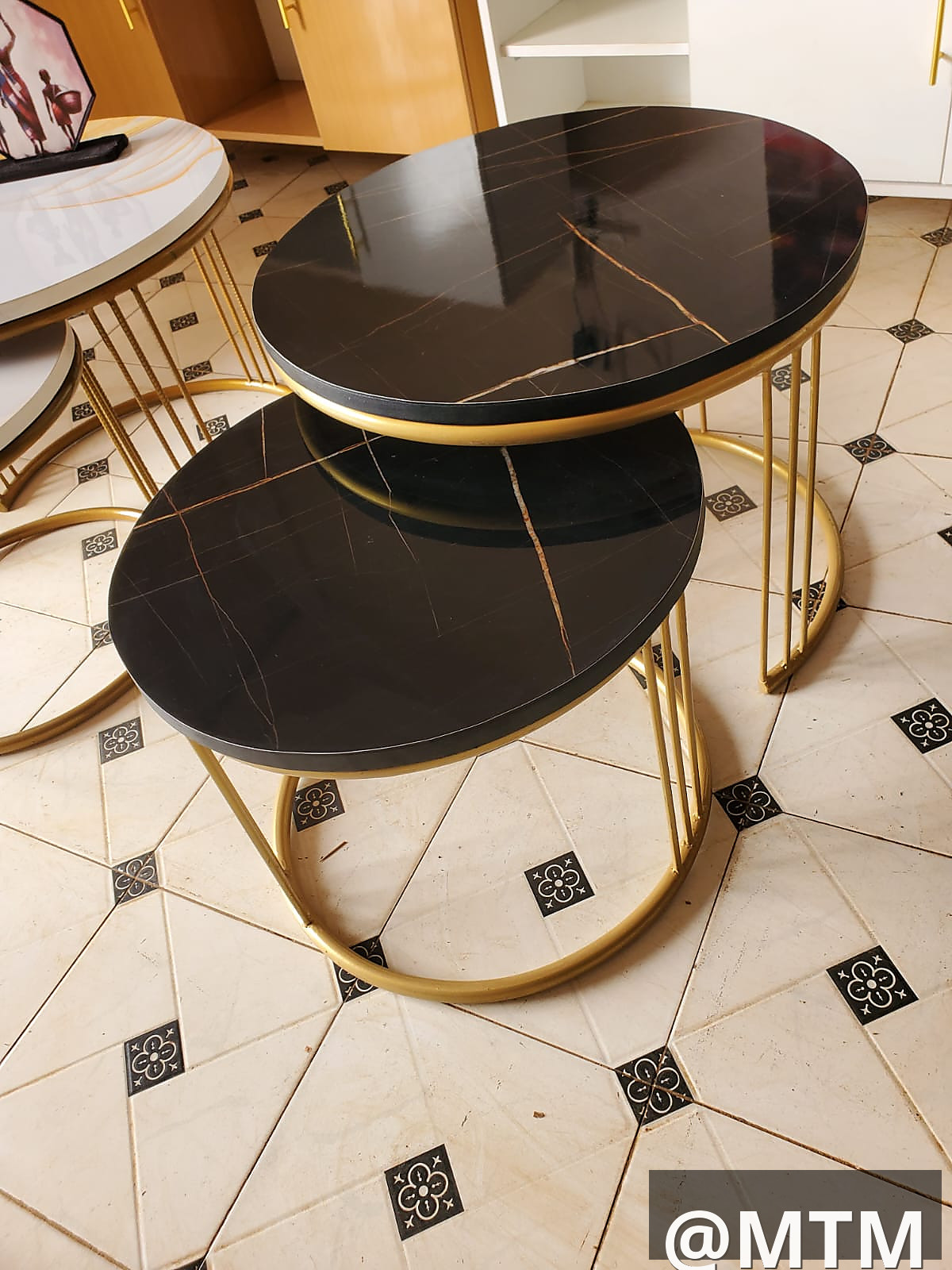 marble nesting tables