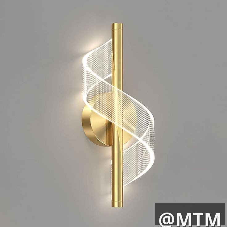 modern acrylic wall light