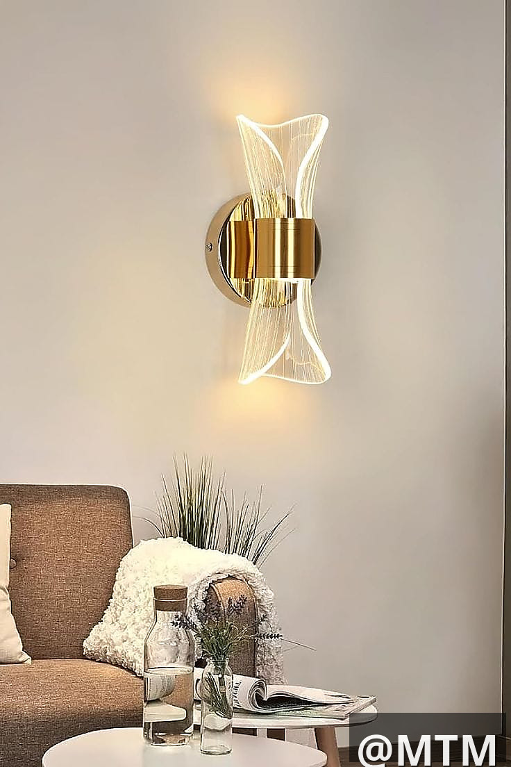 modern acrylic wall light