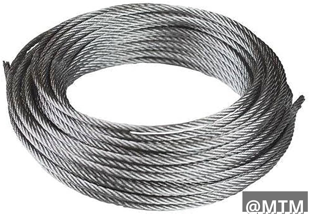 Galvanized, steelcore wirerope