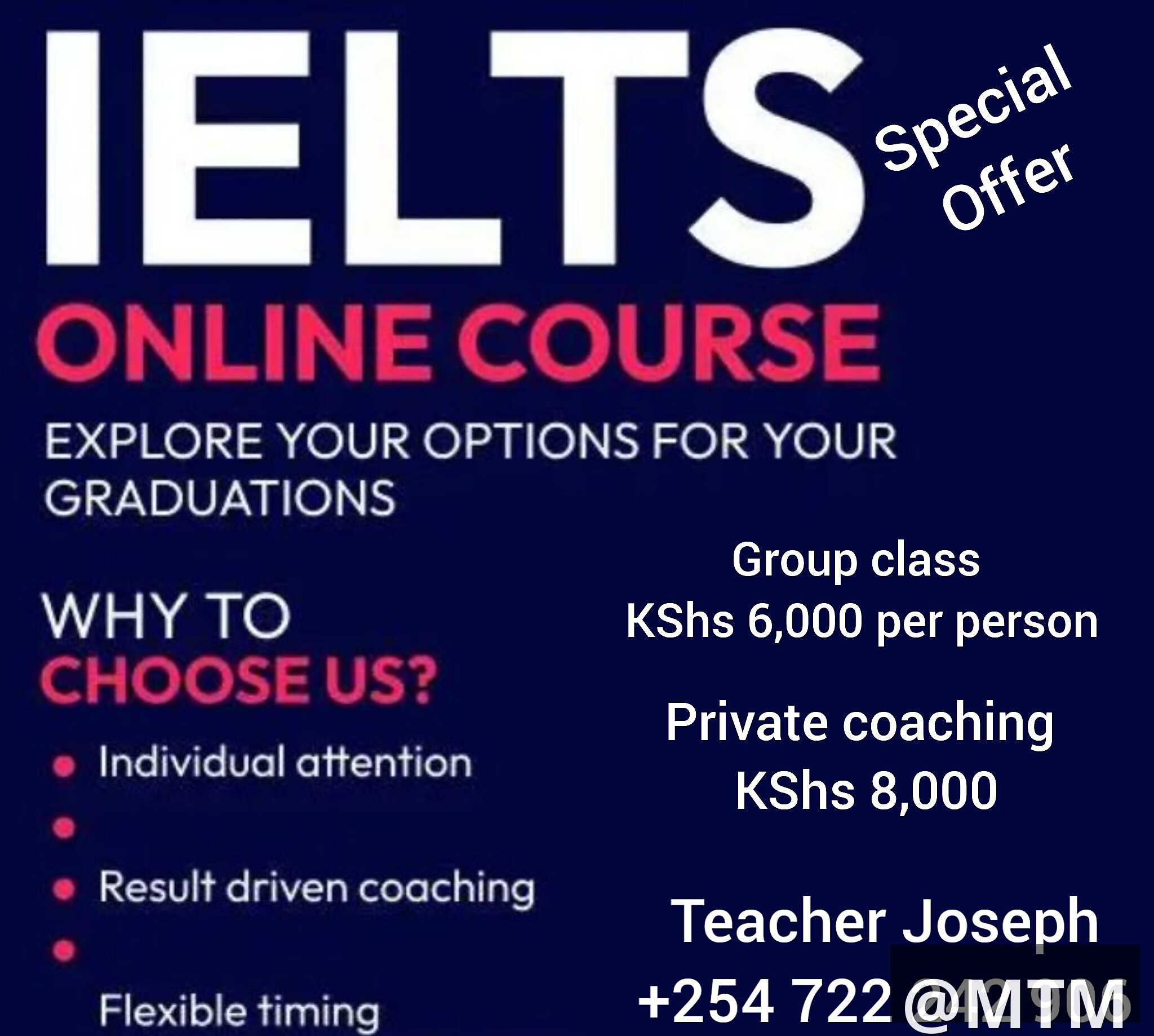 English, IELTS, OET, TOEFL, GRE and PTE online