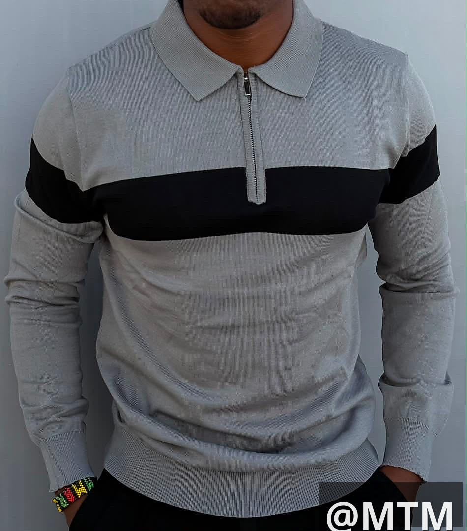 knit polo shirt 