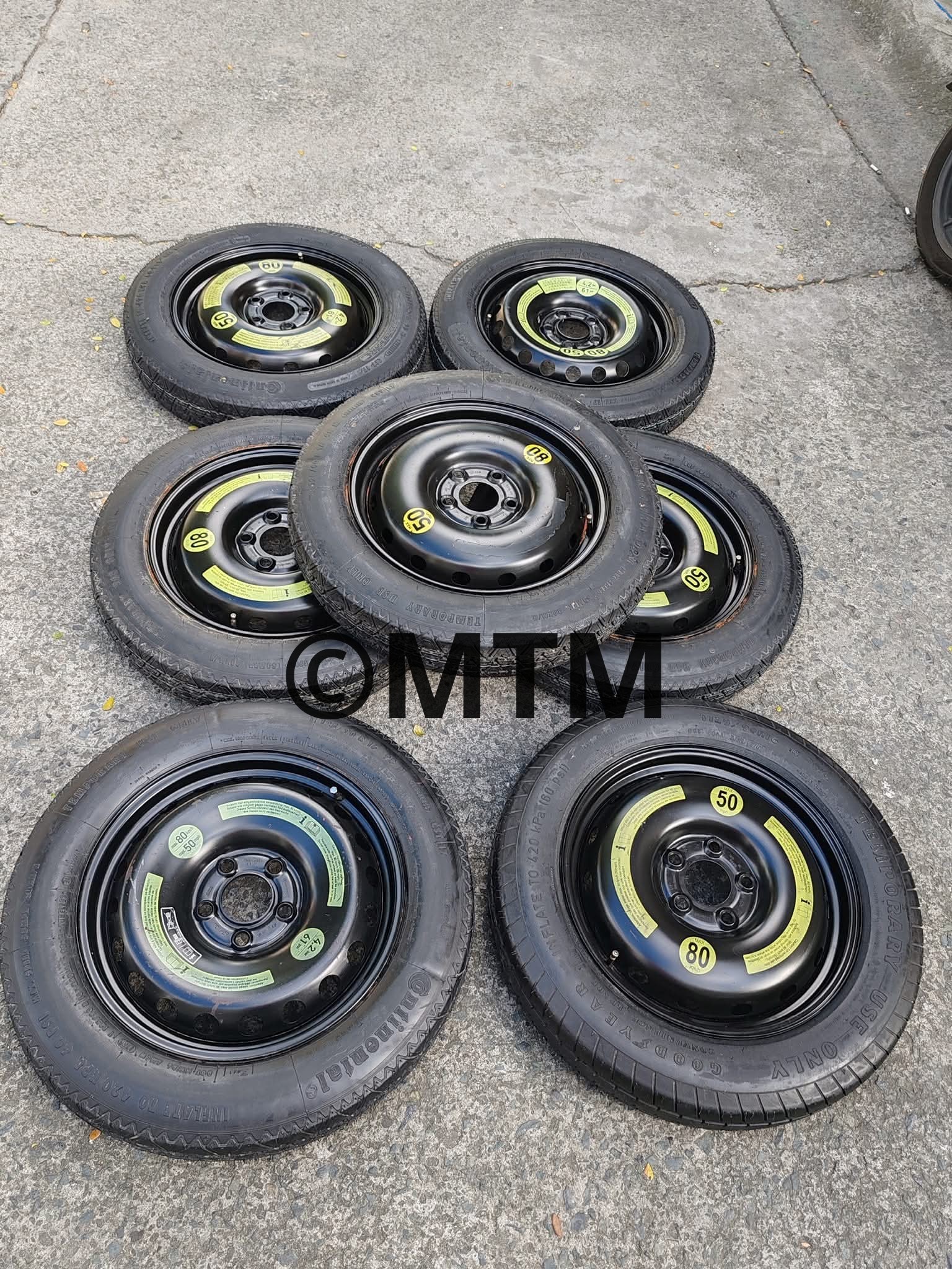 Audi A4, Q3 Spare tyre (Donut tyre 