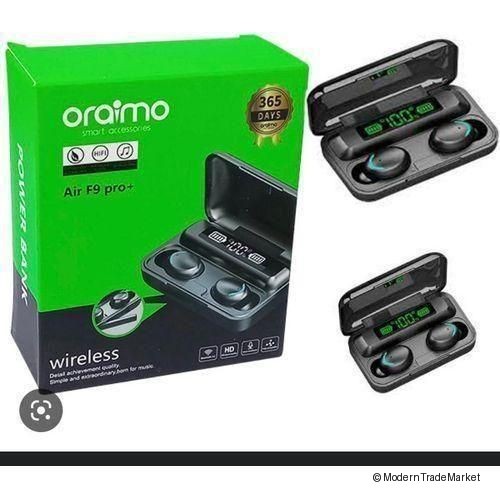Oraimo Earpods,True -Wireless Free Pods, Superior Sound air f9 pro +