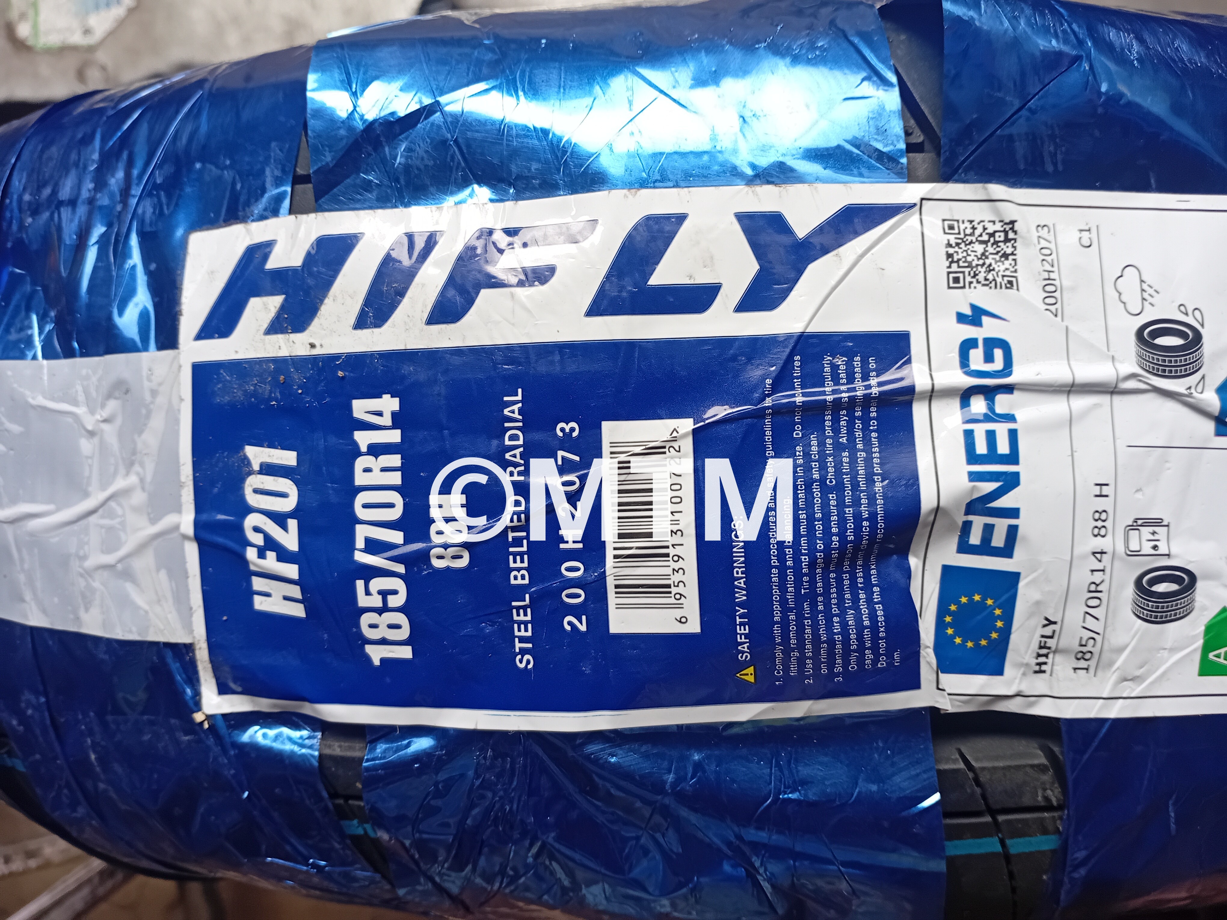 185/70/14 hi fly tyres 