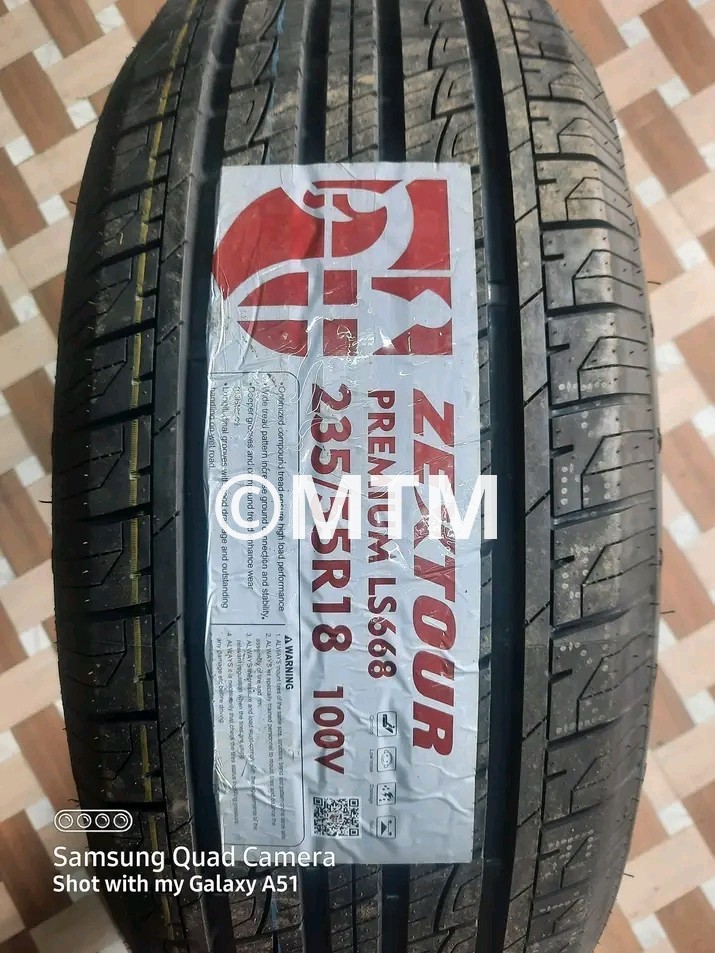235/55/18 zextour is a quality tyres and fits all mazda,  harrier and vanguard cars 