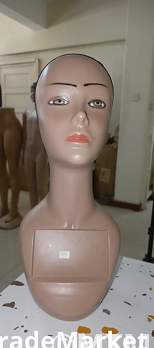 long neck head mannequin