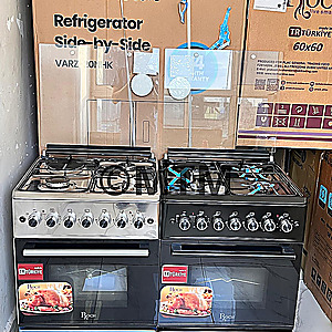 Roch Standing Cooker 3gas Jet Burner, 1 Hotplate, Electric Ove, Made in Turkey