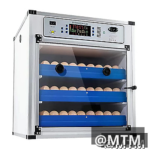 Mini incubators ranging from 64 to 204 eggs capacity