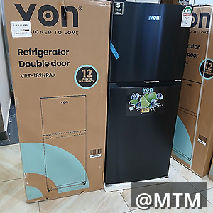 🔥182 litres No Frost Von Fridge TMF VRT - 182NRAK  ,dark inbox refrigerator 